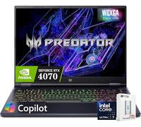 acer Predator Helios Neo 14 Gaming AI PC Laptop, GeForce RTX 4070 Graphics, 36.8 cm WQXGA (2560x1600, 100% sRGB, G-SYNC), Intel 16-core Ultra 7 155H, RGB Backlit, W/128GB PSD, Win11 Home (16GB|1TB SSD
