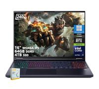 Acer Predator Helios Neo 16 AI Gaming Laptop | 16 pulgadas WQXGA IPS 240Hz | Intel Core Ultra 9 275HX | 64GB DDR5 4TB SSD | GeForce RTX 5070 Ti (hasta 992 tapas AI) | RGB retroiluminado Win11 Pro con
