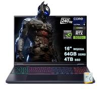 acer Predator Helios Neo 16S AI Gaming Laptop | 16 pulgadas 2560x1600 OLED 240Hz 100% DCI-P3 | Intel 24-core Ultra 9 275HX | 64GB DDR5 4TB SSD | GeForce RTX 5070 Ti hasta 992 AI Tops | Win11 con