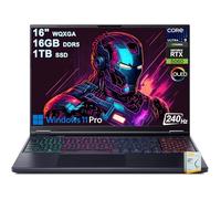 Acer Predator Helios Neo 16S AI Gaming Laptop | 16 pulgadas 2560x1600 OLED 240Hz G-SYNC | Intel 24-core Ultra 9 275HX | 16GB DDR5 1TB SSD | GeForce RTX 5060 (hasta 572 tapas AI) Win11Pro con accesorio