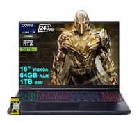 acer Predator Helios Neo 16S AI Gaming Laptop de 16 pulgadas 2560x1600 OLED 240Hz (100% DCI-P3) Intel 24-core Ultra 9 275HX 64GB RAM 1TB SSD GeForce RTX 5070 Ti DLSS4 (hasta 992 tapas AI) Win11 Hub