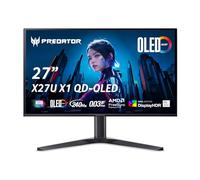 acer Predator - Monitor para juegos (27 pulgadas, WQHD (2560 x 1440) OLED | AMD FreeSync Premium Pro | 240 Hz | 0,03 ms (G a G) | VESA DisplayHDR True Black 400 | Display Port 1.4 y 2 x HDMI 2.1 |