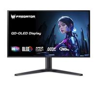 Acer Predator - Monitor para Juegos de 27 Pulgadas | 4K UHD 3840 x 2160 QD-OLED | AMD FreeSync Premium Pro | 240Hz | 0.03ms (G a G) | True Black 400 | USB Tipo C, 2 DisplayPort 1.4 y 2 x HDMI 2.1 |