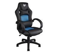 Acer Predator Rift Lite Essential, Silla Gaming Ergonómica con Cojín Lumbar | para Gaming, Teletrabajo y Estudio, Reposabrazos y Cojín Lumbar, Pistón de Gas Clase 3, Homologación Hasta 150kg
