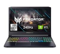Acer Predator Triton 300 - Laptop para juegos, Intel i7-10750H, NVIDIA GeForce RTX 2070 Max-Q, pantalla IPS FHD de 15.6 pulgadas 240Hz 3ms, DDR4 de doble canal de 16 GB, SSD NVMe de 512 GB, WiFi 6,
