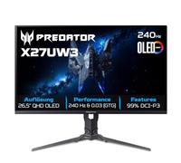 Monitor Acer Predator X27UW3bmiiprx 27" QHD 240Hz OLED 0,03ms FreeSync Premium Pro HDR400