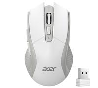 Acer Ratón Inalámbrico 4000 dpi, Wireless Mouse 2.4GHz con 5 Niveles dpi Ajustables, Ratón sin Cables a Pilas, Ratón USB-A para Portátil, PC y Chromebook-Blanco