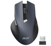 acer Ratón Inalámbrico Ergonómico, 2,4 GHz Wireless Mouse con 3 dpi Niveles Ajustables, Mouse Inalámbrico Ópticode 6 Botones, Funciona con Pilas para portátiles, PC y MacBook