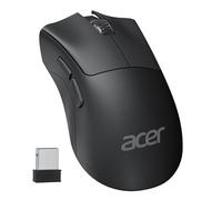 acer Ratón Inalambrico Portátil 1200 dpi, Ratón de Oficina Ergonomico con Receptor USB-A 2.4 GHz, 5 Botones, Wireless Mouse Compatible con Android, Linux, Windows, PC y Portátiles - Negro