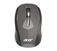 acer Ratón inalámbrico RF (Gris/Negro), Funciona con Chromebook, con USB Plug and Play para usuarios diestros y Zurdos (para Chromebooks, Windows PC y Mac)