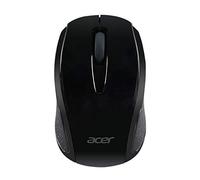 Acer Ratón inalámbrico RF (Negro), Funciona con Chromebook, con USB Plug and Play para usuarios diestros y Zurdos (para Chromebooks, Windows PC y Mac) | Totalmente Cubierto en un Cuerpo Protegido de