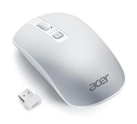 acer Ratón Inalámbrico Ultrafino, Ratón Inalámbrico Portátil de 2,4 GHz, Wireless Mouse con 800/1200/1600 dpi Ajustable, 4 Botones, ratón inalámbrico Portátil, Surface Pro, MacBook y PC - Plata