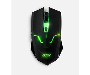 acer, Ratón para Juegos STARK-GM1200, ABS Recubierto de Goma, LED Multicolor, 6 Botones, 6400 dpi, 66 IPS, Cable Revestido de Tela