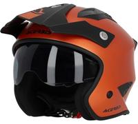 Acerbis Aria Metallic Casco Jet, Arancione Opaco, M (57/58)