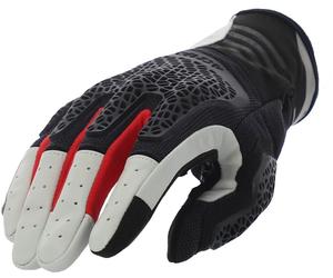 Acer rossover Motorradhandschuhe, negro-gris-rojo, tamaño S para Hombres