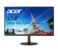 Acer SB243Y G0bi 23.8" IPS Full HD (1920 x 1080) Ultra-Thin Zero-Frame Gaming Office Monitor | Adaptive-Sync Support (FreeSync Compatible) | Up to 120Hz Refresh | 1ms (VRB) | Tilt | HDMI & VGA Ports
