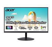 Acer SB272 Monitor IPS ZeroFrame para hogar y oficina FHD (1920 x 1080P) de 27 pulgadas | Tecnología AMD FreeSync | Diseño ultrafino | Respuesta de 100 Hz | Inclinación