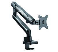 Acer Soporte de Monitor para 1 Monitor de hasta 32 Pulgadas, VESA 75 x 75/100 x 100 mm, Soporte de un Solo Brazo, Abrazadera de Escritorio de Metal, giratoria, basculante, hasta 8 kg, Color Negro
