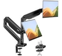 acer Soporte Monitor Doble para Pantallas de 17-32 Pulgadas, Brazo Monitor Ergonómico con Resorte de Gas, Soporta de 2-9 kg, con Gestión de Cables, Inclinable, Giratorio, Compatible con VESA 75/100 mm