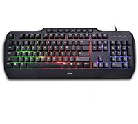 acer STELLAR-GK1600 - Teclado para videojuegos con cable, diafragma, diseño italiano, retroiluminación LED RGB, 105 teclas, 26 teclas anti-ghosting, 8 teclas multimedia