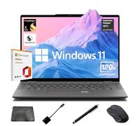 acer Swift 14 AI Laptop, 120HZ 2K Touchscreen Laptop, Snapdragon X Elite 45 Top NPU, 16GB LPDDR5X RAM, 512GB Gen4 SSD, Windows 11, WiFi 7, BT 5.4, teclado retroiluminado, con Microsoft Office de por