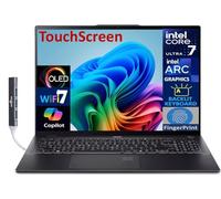 acer Swift 16 AI Laptop Copilot + PC 16 pulgadas Touch OLED 2.8K Display (Intel Ultra 7-256V (Beats i9-14900k), 16GB LPDDR5X, 2TB SSD, retroiluminado KB, huella dactilar, 2 TB 4, Win 11 Pro) con