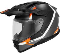 Acerbis Attack, casco de aventura XXL female Mate Negro/Gris/Blanco/Naranja