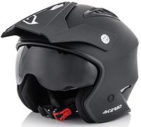 Acerbis 0022569.091.064 Jet Aria Casco, color Negro, size M ( 57-58 cm)
