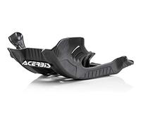 Acerbis 0023922.315 Placa de Deslizamiento de plástico Offroad Negro/Blanco, Unisex-Adult, Talla Unica