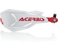 Acerbis 22397.239 - Paramanos para moto, blanco/rojo, talla única