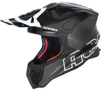 Acer irstrike-C Carbon Casco da Motocross, Nero/Bianco, 2XL (63/64)