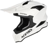 Acer irstrike-X Casco de motocross, Blanco, Talla M (57/58)
