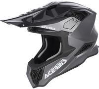 Acer irstrike-X Casco de motocross, Plateado/Gris, Talla S (55/56)