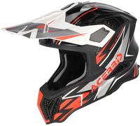 Acer irstrike-X Graphic Casco de motocross, negro/naranja/plata, Talla XXL (63/64)