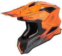 Acer irstrike-X Scratch Casco de motocross, naranja/gris, Talla S (55/56)