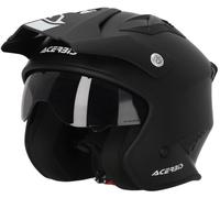 Acerbis Aria 2023 Solid Casco Jet, negro, tamaño 2XL para Hombres