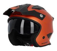 Acerbis Casco Jet Aria Metallic Naranja Mate Talla L (59)