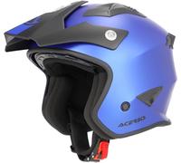 Acerbis Aria Metallic Casco Jet, azul, tamaño XS para Hombres