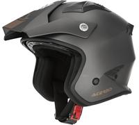 Acer ria Metallic Casco Jet, negro-gris, tamaño S para Hombres