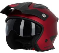 Acerbis Aria Metallic Casco Jet (Red Matt,S (55/56))