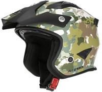 Acer ria Sport Camo Casco a reacción, verde mate, Talla S (55/56)