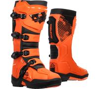 Acerbis Artiglio Botas de motocross, negro-naranja, tamaño 41 para Hombres