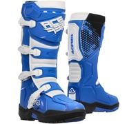 Acerbis Artiglio Botas de motocross, blanco-azul, tamaño 44 para Hombres