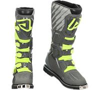 Acerbis Botas X-Race, Unisex Adulto, Gris y Amarillo, 43 EU