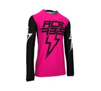 Acerbis Camiseta Moto Cross Enduro X-Flex Blizzard Negro/Rosa 0026037.723
