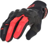 Acer arbon G 5.0 Guantes de moto, negro-rojo, tamaño L para Hombres