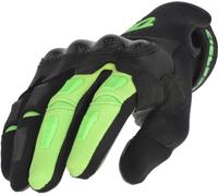 Acer arbon G 5.0 Guantes de moto, negro/verde, Talla L