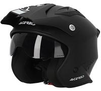 Acerbis Casco de Trial Jet Aria 22-06, Color Negro, Talla L
