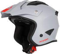 Acerbis Casco Jet Aria 2206 – Gris claro (RAL 7035) – Talla M – Unisex