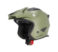 Acerbis Casco Jet Aria 2206 verde militar, talla S